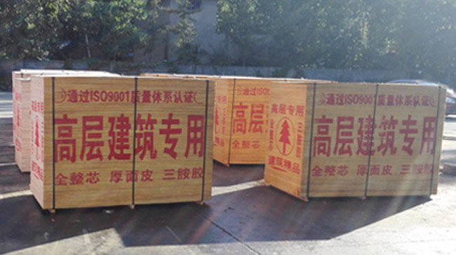 高层建筑专用模板,发往安徽工地现场
